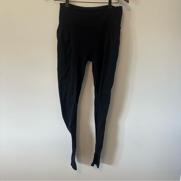 Fabletics Size M Motion 365 Full Length Black Pocket Leggings - Picture 2 of 4
